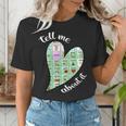 Tell Me About It Speech Pathology Aac Sped Teacher Women's T-Shirt, funny gift