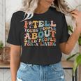 I Tell Young People About Dead People Groovy History Teacher Women's T-Shirt, History Teacher Shirts, Groovy Teacher Shirts, funny gift I Tell Young People About Dead People Groovy History Teacher Women's T-Shirt, History Teacher Shirts, Groovy Teacher Shirts, funny gift