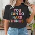 Test Day Teacher You Can Do Hard Things Women Kids Women's T-Shirt, funny gift