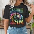 Tie Dye Teaching Social Studies Is My Jam Sunglasses Teacher Women's T-Shirt, funny gift Tie Dye Teaching Social Studies Is My Jam Sunglasses Teacher Women's T-Shirt, funny gift