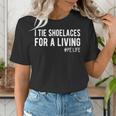 I Tie Shoelaces For a Living Elementary PE Teacher Women's T-Shirt, Pe Teacher Shirts, funny gift