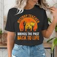 History Teacher Brings Past Back To Life Halloween Zombie Women's T-Shirt, History Teacher Shirts, funny gift History Teacher Brings Past Back To Life Halloween Zombie Women's T-Shirt, History Teacher Shirts, funny gift