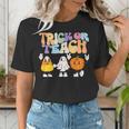 Trick Or Teach Cute Halloween Teacher Women's T-Shirt, funny gift