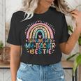 Twinning With My Teacher Bestie Rainbow Matching Teachers Women's T-Shirt, funny gift