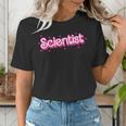 Women Retro Pink Scientist Science Teacher Back To School Women's T-Shirt, Science Teacher Shirts, funny gift