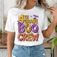 4th Grade Boo Crew Ghost Halloween Teacher Costume Women's T-Shirt, 4th Grade Teacher Shirts, funny gift