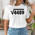 67 Meme Square Root 4489 Six Seven Slang Math Teacher Women's T-Shirt, funny gift