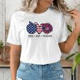 American Flag Teach Love Freedom Preschool Teacher 4th July Women's T-Shirt, funny gift American Flag Teach Love Freedom Preschool Teacher 4th July Women's T-Shirt, funny gift
