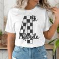 Checkered Fourth Grade Back To School Teachers Students Women's T-Shirt, funny gift