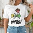 Electricity Explained Physics Nerd I Teacher School Women's T-Shirt, funny gift Electricity Explained Physics Nerd I Teacher School Women's T-Shirt, funny gift