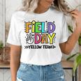 Field Day Yellow Team For Teacher Kids Field Day Games Women's T-Shirt, funny gift