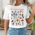 Halloween Alphabet ABCs Learning Kindergarten Teacher Women's T-Shirt, funny gift