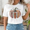 Halloween Teacher Librarians Fall Book Pumpkin Retro Reading Women's T-Shirt, funny gift Halloween Teacher Librarians Fall Book Pumpkin Retro Reading Women's T-Shirt, funny gift