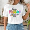 Happy Friyay Teacher School Friday Weekend Vibes Women's T-Shirt, funny gift Happy Friyay Teacher School Friday Weekend Vibes Women's T-Shirt, funny gift