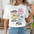 Happy To See Your Face Smile Face Teacher Back To School Women's T-Shirt, funny gift Happy To See Your Face Smile Face Teacher Back To School Women's T-Shirt, funny gift