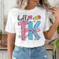 Hello TK Transitional Kindergarten Back To School Teacher Women's T-Shirt, funny gift Hello TK Transitional Kindergarten Back To School Teacher Women's T-Shirt, funny gift