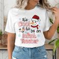 It's Cool To Be a Infant Teacher Snowman Winter Christmas Women's T-Shirt, funny gift It's Cool To Be a Infant Teacher Snowman Winter Christmas Women's T-Shirt, funny gift