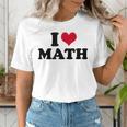 I Love Math Teacher Women's T-Shirt, funny gift