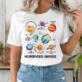 Neurodiverse Universe Space Planet Special Education Teacher Women's T-Shirt, funny gift