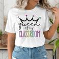 Queen Of My Classroom Colorful Teacher For Men Women Women's T-Shirt, funny gift Queen Of My Classroom Colorful Teacher For Men Women Women's T-Shirt, funny gift