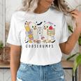 Silly Goose Spooky Teacher Halloween Cute Goosebumps Women's T-Shirt, funny gift Silly Goose Spooky Teacher Halloween Cute Goosebumps Women's T-Shirt, funny gift