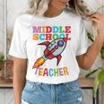 Space Middle School Teacher Back To School Men Women Kids Women's T-Shirt, funny gift