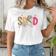 Sped Teacher Halloween Ghost Special Education Preppy Fall Women's T-Shirt, funny gift