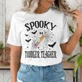 Spooky Toddler Teacher Halloween School Women's T-Shirt, funny gift Spooky Toddler Teacher Halloween School Women's T-Shirt, funny gift