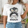 Teacher Para Life Tee Paraprofessional Cute Messy Bun Women's T-Shirt, funny gift