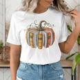 Teachers Students Fall Book Pumpkin Fall Librarians Bookworm Women's T-Shirt, funny gift Teachers Students Fall Book Pumpkin Fall Librarians Bookworm Women's T-Shirt, funny gift