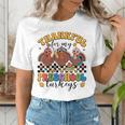 Thankful For My Preschool Turkeys Thanksgiving Teacher Fall Women's T-Shirt, funny gift Thankful For My Preschool Turkeys Thanksgiving Teacher Fall Women's T-Shirt, funny gift
