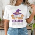 This Is My Tired Teacher Costume Halloween Premium Tri-Blend Women's T-Shirt, funny gift This Is My Tired Teacher Costume Halloween Premium Tri-Blend Women's T-Shirt, funny gift