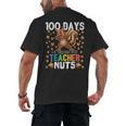 100 Days Of Driving My Teacher Nuts Dabbing Squirrel School Men's Back Print T-Shirt, trending gift 100 Days Of Driving My Teacher Nuts Dabbing Squirrel School Men's Back Print T-Shirt, trending gift
