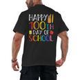 100 Days Of School Teacher And Student Men's Back Print T-Shirt, trending gift