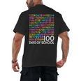 100th Day Of School Teacher Kids 100 Days Math Numbers Men's Back Print T-Shirt, trending gift 100th Day Of School Teacher Kids 100 Days Math Numbers Men's Back Print T-Shirt, trending gift