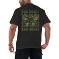 2nd Grade Teacher Student Camo Bow Back To School Men's Back Print T-Shirt, trending gift 2nd Grade Teacher Student Camo Bow Back To School Men's Back Print T-Shirt, trending gift