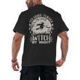 5th Grade Teacher By Day Witch By Night Halloween Men's Back Print T-Shirt, trending gift 5th Grade Teacher By Day Witch By Night Halloween Men's Back Print T-Shirt, trending gift