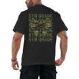 5th Grade Teacher Student Camo Bow Back To School Men's Back Print T-Shirt, trending gift