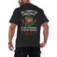 6-7 Students Saying 67 Xmas Six Seven Teacher Christmas Men's Back Print T-Shirt, trending gift