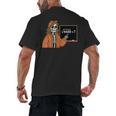 67 Math Teacher Skeleton Halloween Root 4489 Messy Bun Women Men's Back Print T-Shirt, trending gift