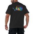 67 Meme Square Root 4489 Slang Math Teacher Tie Dye Men's Back Print T-Shirt, trending gift
