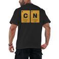 67 Meme Teacher Science Periodic Table Retro Vintage Men's Back Print T-Shirt, trending gift