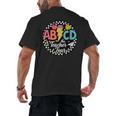 ABCD The Teacher Tour Back To School First Day Of School Men's Back Print T-Shirt, trending gift ABCD The Teacher Tour Back To School First Day Of School Men's Back Print T-Shirt, trending gift