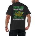 AG Teacher English Is Important But Agriculture Teacher Men's Back Print T-Shirt, trending gift