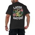 Alligator Later Gator Teacher Summer Last Day Fun Men's Back Print T-Shirt, trending gift Alligator Later Gator Teacher Summer Last Day Fun Men's Back Print T-Shirt, trending gift