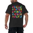 Alphabet Animals ABCs Zoo Kids Boys Girls Teacher Men's Back Print T-Shirt, trending gift Alphabet Animals ABCs Zoo Kids Boys Girls Teacher Men's Back Print T-Shirt, trending gift