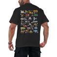 Alphabet Vehicles ABCs Learning Teachers Kids Boys Girls Men's Back Print T-Shirt, trending gift