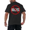 Anti Bullying No Bullies School Teacher Student Kindness Men's Back Print T-Shirt, trending gift