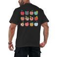 Art Apples Back To School For Teacher Student Men's Back Print T-Shirt, trending gift