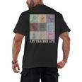 Art Teacher Life Retro Groovy Teaching Future Artists Men's Back Print T-Shirt, trending gift